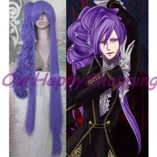 Vocaloid Gackpoid Miku Gakupo Cosplay wig 1.2M Purple  