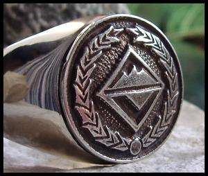 AJS © VENTURING AWARD RING EAGLE BOY SCOUT CUBE  D45  