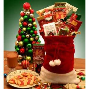  Santas Bag of Goodies Gift Basket 