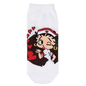    Nurse Betty Boop Hearts Fashion Anklet Sock