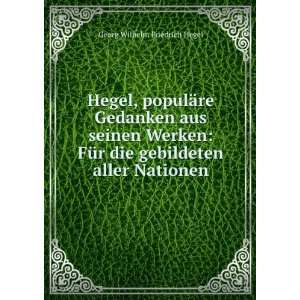   aller Nationen Max Schasler Georg Wilhelm Friedrich Hegel Books