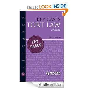 Key Cases Tort Law 2E Chris Turner  Kindle Store