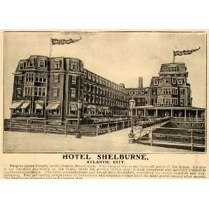  1907 Ad Hotel Shelburne Atlantic City Ballys Wild West 