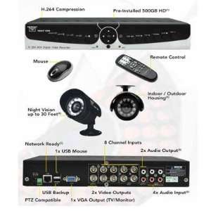  8 Channel H.264 Video Security: Camera & Photo