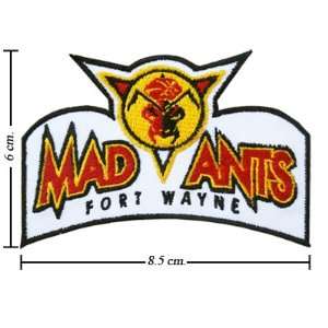  Fort Wayne Mad Antz Logo Embroidered Iron on Patches Free 