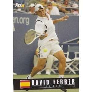  David Ferrer Tennis Card