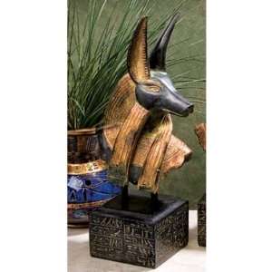   Egyptian Art Statue Jackal God Anubis Sculpture: Home & Kitchen