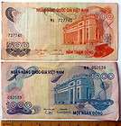 Vietnam banknotes   South Vietnam 2 pcs