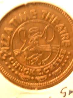 1982 Chuck E. Cheese Trade token. Small letters. Fine condiiton 