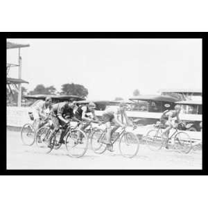  Bicycle Race in Washington D.C. 12x18 Giclee on canvas 
