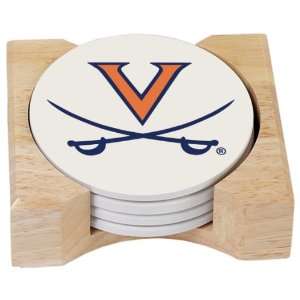  NCAA University Of Virginia Absorbent Coaster Gift Set 