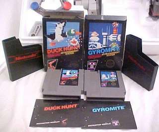ROB THE ROBOT DELUXE GYROMITE COMPLETE WITH BOXED GAMES & GLASSES 