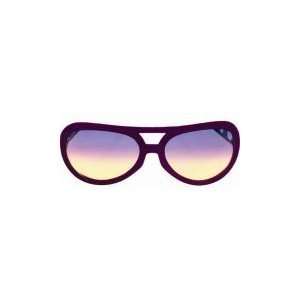  Pimp Purple Velvet Aviator Elvis Sunglasses Glasses Toys 