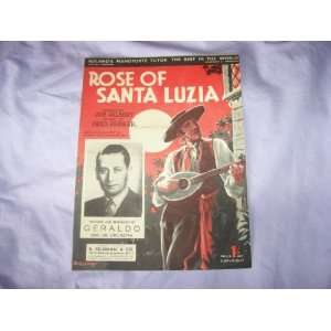    Rose of Santa Luzia (Sheet Music) Geraldo and his Orchestra Books