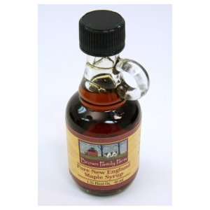 Brown Family Farm Pure New England Maple Syrup   US Grade A Dark Amber 