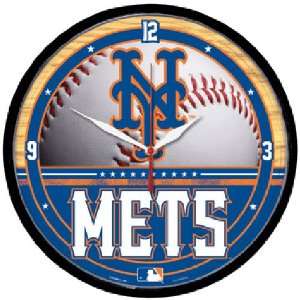  New York Mets Mlb Round Wall Clock