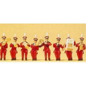  SEATED CIRCUS BAND   PREISER HO SCALE MODEL TRAIN FIGURES 