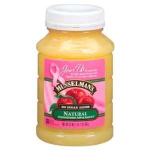 Musselmans Natural Unsweetened Apple Sauce 24 oz  Grocery 