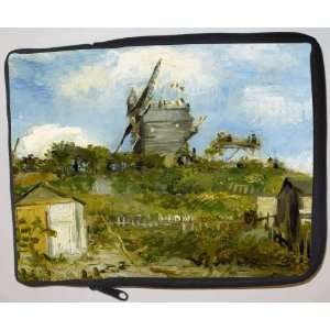  Van Gogh Art Blut fin Windmill Laptop Sleeve   Note Book 