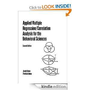 Applied Multiple Regression/Correlation Analysis for the Behavioral 
