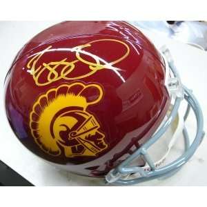 Autographed Reggie Bush Helmet   Authentic Sports 