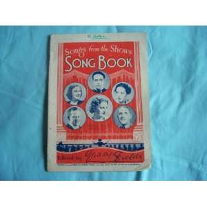    Songs From the Shows Song Book (Sheet Music) Gracie Fields Books