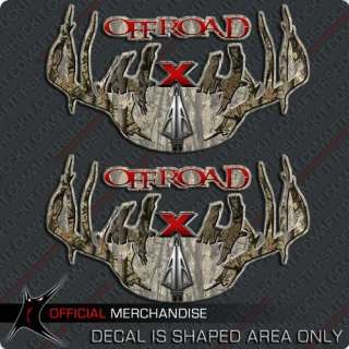  4x4 Archery Rack Deer Decals