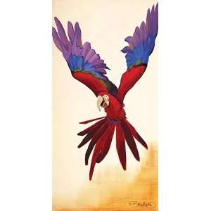  Parrot Finest LAMINATED Print David Bromstad 18x36
