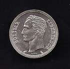 World Coins   Venezuela 1 Bolivar 1965 Silver Coin Y# 3