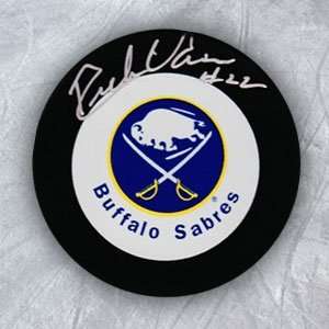  RICK VAIVE Buffalo Sabres SIGNED Hockey Puck Sports 