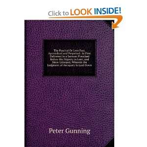   at first delivered in a sermon preached before h Gunning Peter Books