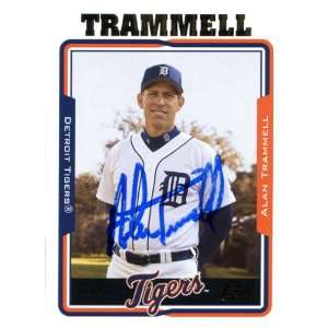 Alan Trammell Autographed/Hand Signed 2005 Topps No.277 Detroit Tigers 