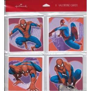  Amazing Spider man Valentines Day Cards 2 Each of 4 