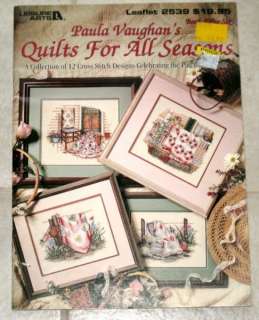 Paula Vaughan Quilts for All Seasons Cross Stitch Patterns 