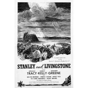 Stanley and Livingstone Poster E 27x40Spencer TracyNancy Kelly Richard 