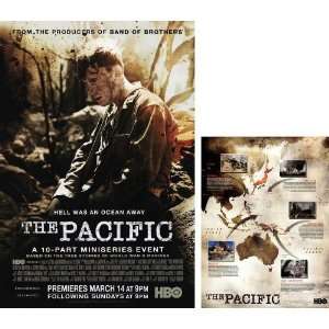 The Pacific HBO 2010 23x34 C (includes FREE 18 x 24 Battle Map) TV 