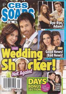   Beautiful, Hunter Tylo, Ronn Moss, July 18, 2011 CBS Soaps in Depth