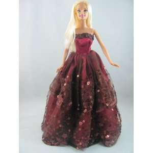    Barbie Doll Dress Fits 11.5 Barbie Dolls (No Doll): Toys & Games
