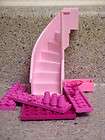 LEGO ONE PINK STAIRCASE W/ FEW EXTRA FLATS