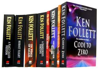 Ken Follett Collection 8 Books Set RRP £58.92  