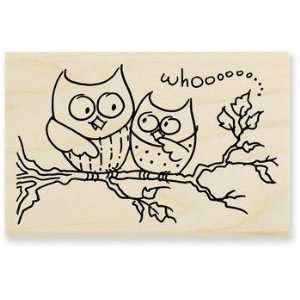  Owl Friends   Rubber Stamps Arts, Crafts & Sewing