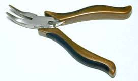 NEEDLE NOSE PLIERS WITH BENT NOSE  