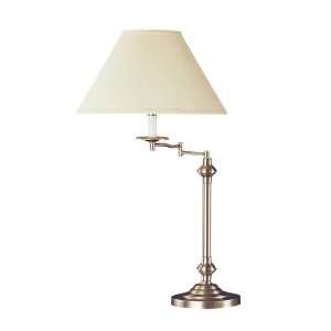  Cal Lighting BO 342 BS Swing Arm Table Desk Lamp: Home 