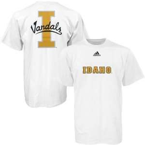  Adidas Idaho Vandals White Pre School Prime Time T shirt 