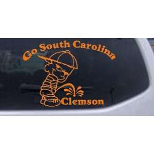   Go South Carolina Pee On Clemson Car Window Wall Laptop Decal Sticker