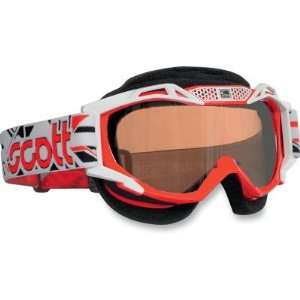  Scott USA Voltage Pro Air Snow Cross Goggles , Color: Red 