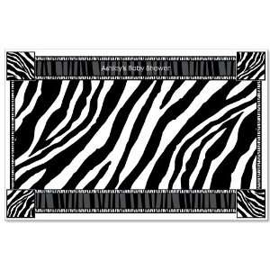  Zebra   Personalized Baby Shower Placemats Toys & Games