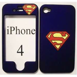 Licensed Superman Super Man of Steel logo Apple iPhone 4 4g Faceplate 