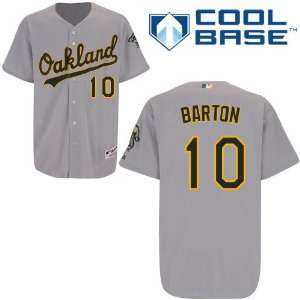  Daric Barton Oakland Athletics Authentic Road Cool Base 