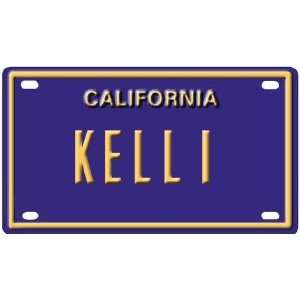  Kelli Mini Personalized California License Plate 